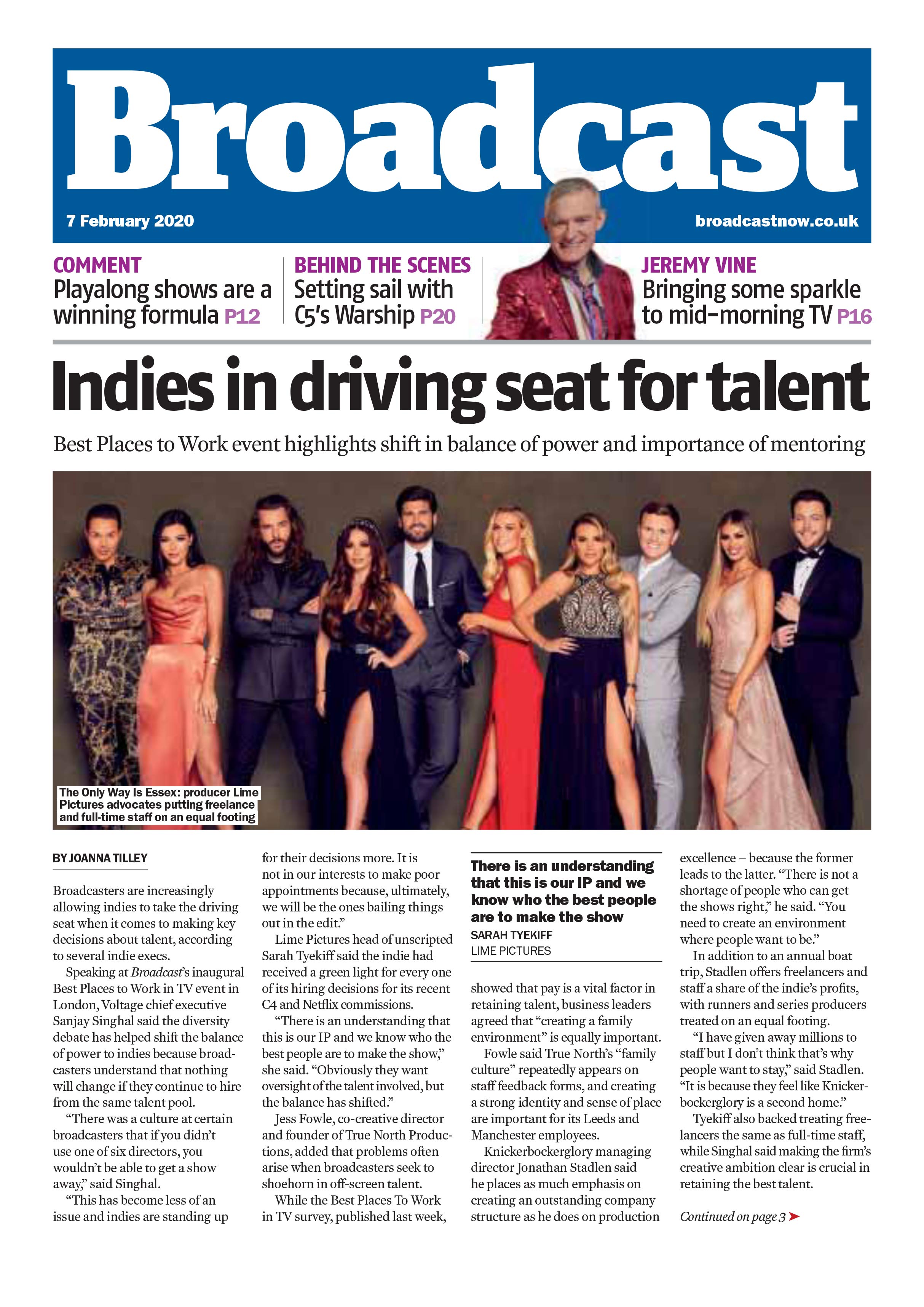 Broadcast Magazine Landmark M&A production deals predicted for 2020